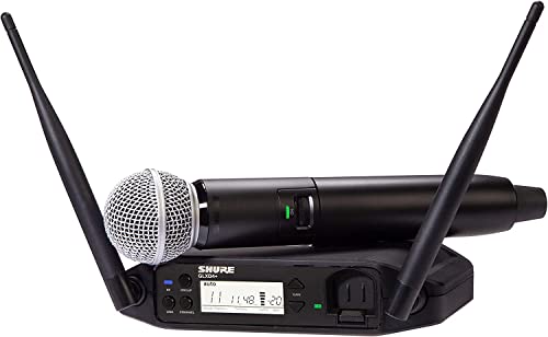 Shure GLXD24 SM58 Système Micro sans Fil Numérique Dual Band Pro