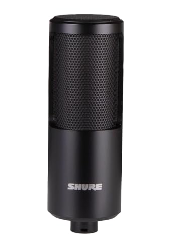 Shure SM4 Microphone pour l'enregistrement en Studio, Micro à condensateur conçu pour Une variété de Source (de la Voix la Plus Douce aux Instruments forts) Qui seront prête pour Le mixage (SM4-K)