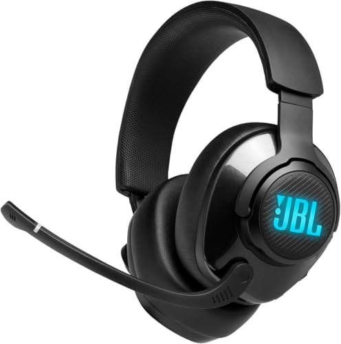 JBL Quantum 400 Casque de Gaming Filaire avec USB et Cadran d'équilibre Game-Chat Noir