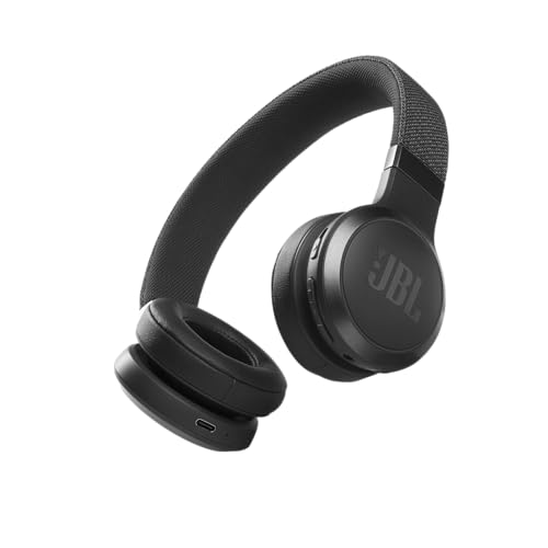JBL Live 460NC Casque Supra-auriculaire sans Fil avec Suppression du Bruit Longue durée de Vie de la Batterie et Commande vocale Noir Taille M