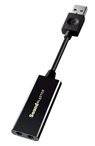 Creative Labs Sound Blaster Play! 3 Adaptateur de Son USB Externe pour Windows et Mac Plug and Play (Aucun Pilote requis) Mise à Niveau vers la Lecture 24 Bits 96 kHz