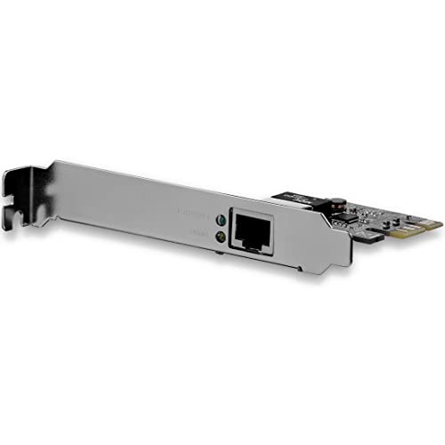 StarTech.com Carte réseau PCIe à 1 port Gigabit Ethernet - Adaptateur PCI Express vers RJ45 - 10 100 1000 Mbps (ST1000SPEX2)
