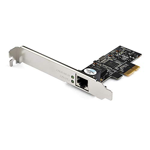 StarTech.com Carte réseau PCI Express 2.5 Gigabit Ethernet - Adaptateur réseau 2.5GBASE-T- Realtek RTL8125 - Windows Linux (ST2GPEX)