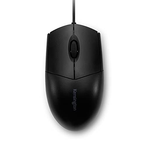 KENSINGTON Pro Fit - Souris Lavable, Souris d'Ordinateur Waterproof avec Connection USB Filaire, Facile à Nettoyer Hygiénique, Droitiers Gauchers (K70315WW)