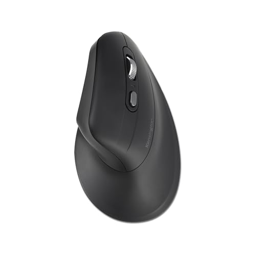 KENSINGTON Pro Fit Ergo MY630 EQ - Souris Sans Fil Rechargeable, Souris Bluetooth avec récepteur USB-A 2,4 GHz, 4 Mois d'Autonomie par Charge, 55 de Plastique Recyclé Post-Consommation (K72482WW)