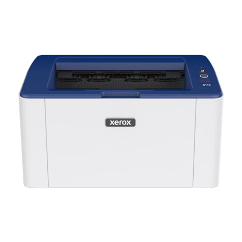 Xerox Imprimante Laser Monochrome sans Fil B110 – A4 compacte, 20 ppm, Compatible Mobile, Bureau à Domicile, Petite Entreprise, étudiant, Wi-FI, Apple AirPrint, Hautes Performances, EU