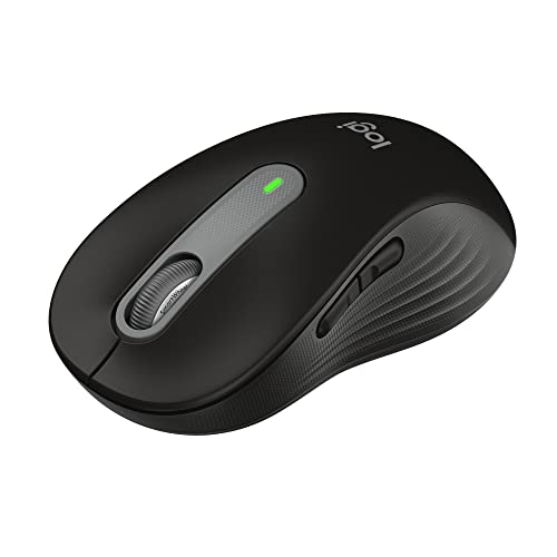 Logitech Signature M650 L Souris sans Fil Pleine Grandeur pour Mains de Grande Taille, Batterie de 2 Ans, clics Silencieux, Boutons latéraux Personnalisables, Bluetooth, pour