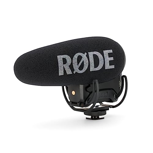 RØDE Videomic Pro Microphone Canon à Caméra Gamme avec Filtre Passe-Haut, Amplification Haute Fréquence, Canal de Sécurité pour la Réalisation de Films