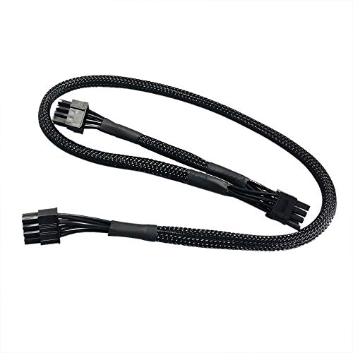 GinTai Câble d'alimentation 8P vers Dual 8p PCIE VGA de remplacement pour EVGA Supernova 60 16 cm 450-1600 GA G2 G3 G5 GQ GM P2 B2 B3 T2 Supernova 650 750 850 1000 1300 GT