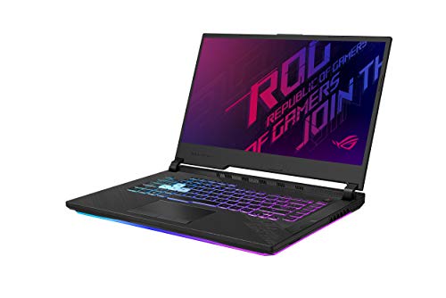 ASUS Ordinateur portable de jeu ROG Strix G15, 240 Hz 15,6 po FHD 3 ms IPS, processeur Intel Core i7-10750H, NVIDIA GeForce RTX 2070, 16 Go DDR4, SSD PCIe 1 To, RGB KB, Wi-Fi 6, Windows 10