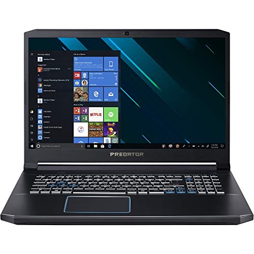 Acer Predator Helios 300 PH317-53-77HB ordinateur portable de jeu Full HD IPS Intel i7-9750H GTX 1660 Ti 8 Go DDR4 512 Go SSD PCIe NVMe clavier rétroéclairé RVB