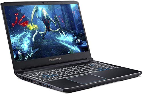 Acer Predator Helios 300 Ordinateur portable de jeu, Intel Core i7-9750H, GeForce RTX 2060, écran Full HD 144 Hz de 15,6 po, temps de réponse de 3 ms, DDR4 16 Go, SSD PCIe NVMe 512 Go, clavier