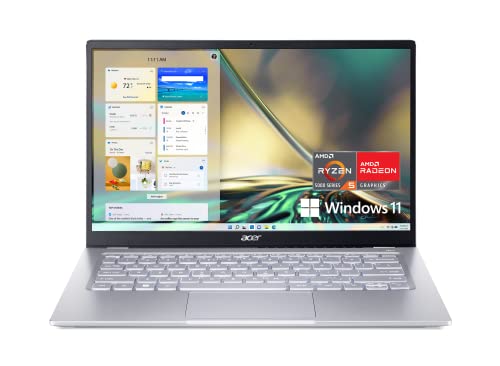 acer Swift 3 SF314-44-R3ZM Ordinateur portable | 14 Full HD IPS | 100 sRGB | Processeur AMD Ryzen 5 5625U Hexa-Core | AMD Radeon Graphics | 16 Go LPDDR4X | 512 Go SSD | Wi-Fi 6E | Clavier