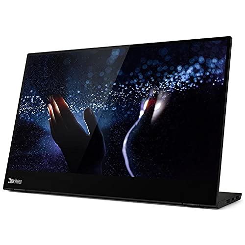 Lenovo ThinkVision M14t - Computer Monitor LED 14 , 1920 x 1080 Full HD (1080p) @ 60 Hz, Touch Screen, Black