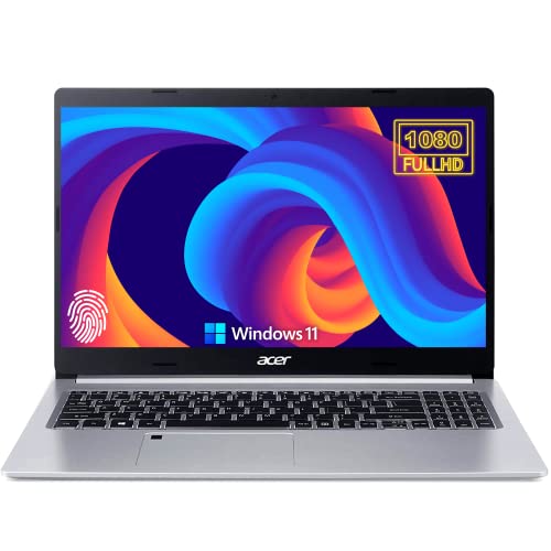 ACER Ordinateur portable Aspire 5 Slim 2023, écran Full HD de 15,6 , 20 Go de RAM, 1 To de stockage SSD, processeur AMD Ryzen 4 cœurs, clavier rétroéclairé, connexion par empreintes digitales, HDMI