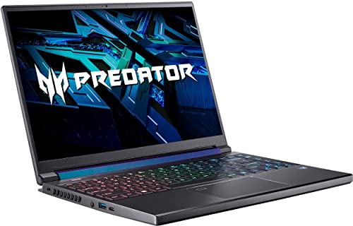 Acer Predator Triton 300 SE 14 WUXGA 165 Hz, SSD 512 Go, i7-12700H Ordinateur portable de jeu (16 Go de RAM, GeForce RTX 3060, clavier rétroéclairé, Windows 11 Home, gris titane) PT314-52s-747P