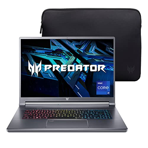 Acer Predator Triton 500 SE Gaming Creator Ordinateur portable | Intel i9-12900H de 12e génération | GeForce RTX 3080 Ti | Écran 16 WQXGA 240 Hz G-SYNC | 32 Go LPDDR5 | SSD 4x4 1 To | Killer Wi-Fi 6E