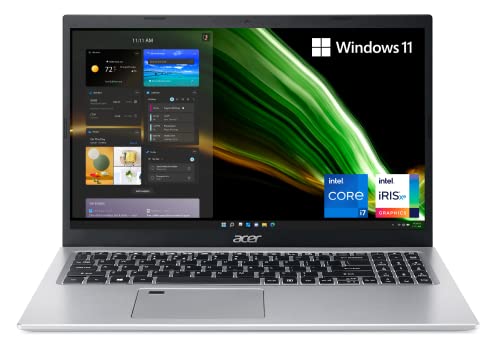 Acer Aspire 5 A515-56-702V Ordinateur portable | Écran IPS Full HD de 15,6 po | Intel Core i7-1165G7 11e génération | Intel Iris Xe Graphics | 16 Go DDR4 | 512 Go SSD | WiFi 6 | Lecteur d'empreintes
