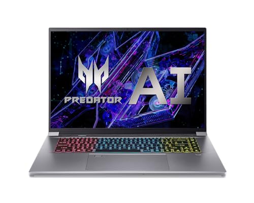 Acer Predator Triton Neo 16 Gaming Creator Ordinateur portable | WQXGA 165 Hz Calman Verified | Alimenté par l'IA | Processeur Intel Core Ultra 9 185H | NVIDIA GeForce RTX 4070 | 32 Go LPDDR5X | SSD