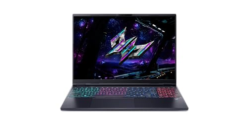 acer Ordinateur portable Gamer Predator Helios Neo 16S NVIDIA GeForce RTX 5070 Ti Intel Core Ultra 9 275HX 32 Go DDR5 SSD 1 To 16 WQXGA 240 Hz Clavier anglais Gaming avancé et multitâche extrême