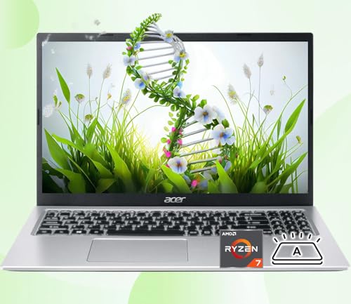 acer Ordinateur portable Aspire 3 Premium avec clavier rétroéclairé | Processeur AMD Ryzen 7 7730U | Écran IPS 15,6 FHD | 64 Go de RAM | SSD PCIe 1 To | Wi-Fi 6 | Type-C | Élégant et portable |