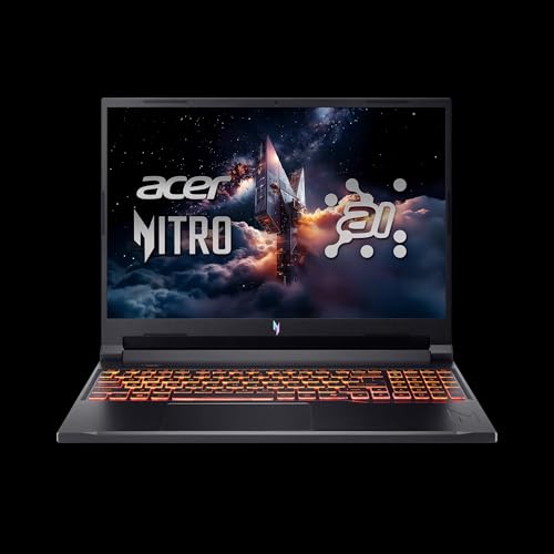 acer Nitro V 16 AI WUXGA (1920 x 1200) IPS 180 Hz Ordinateur portable de jeu AI PC, processeur AMD Ryzen 5 240, NVIDIA GeForce RTX 5050 8 Go GDDR7 VRAM, 16 Go de RAM, 512 Go SSD, (16 , R5, RTX5050)