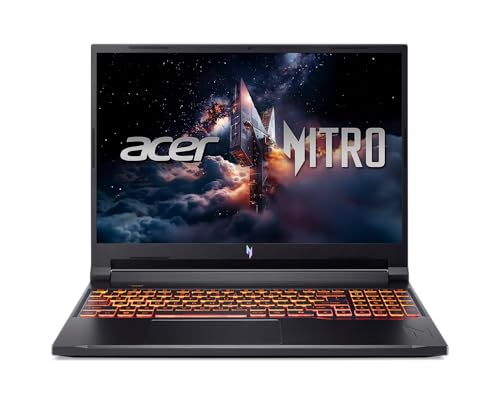 Acer Nitro V Ordinateur portable de jeu | Processeur Intel Core 9 270H | GPU NVIDIA GeForce RTX 5070 pour ordinateur portable | Écran 16 WUXGA IPS 180 Hz | 32 Go DDR5 | 1 To Gen 4 SSD | Wi-Fi 6 | KB