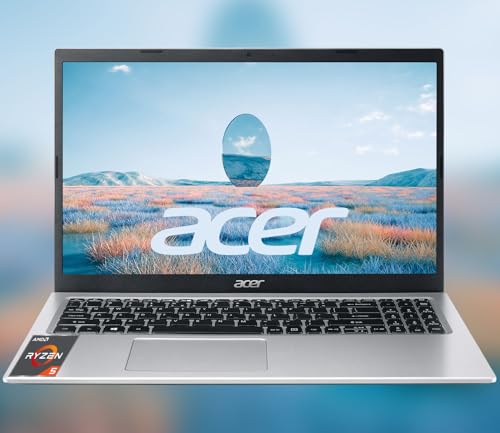 acer Ordinateur portable Aspire 3, écran FHD 1920 x 1080, 16 Go de RAM 1 To SSD, processeur AMD Ryzen série 5, WiFi 6, caméra HD, Windows 11 Pro, clavier rétroéclairé, jusqu'à 8 heures d'autonomie de