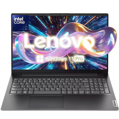 Lenovo Ordinateur portable V15 | RAM 16 Go | SSD 1 To | Processeur Intel 4 cœurs | 15,6 po FHD (1920 x 1080) | Ethernet RJ-45 | Durabilité militaire | Longue durée de vie de la batterie | Design