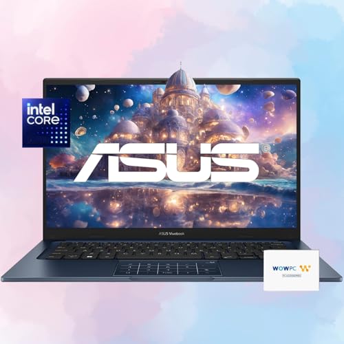 ASUS VivoBook Ordinateur portable | 24 Go de RAM | Stockage SSD PCIe de 1 To | Écran FHD 14 pouces | Processeur Intel 12ème génération 6 cœurs | Bluetooth | HDMI | Fin et léger | Windows 11 | Avec USB