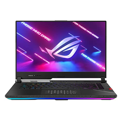 ASUS Ordinateur portable ROG Strix Scar 15 (2022), écran IPS QHD de 15,6 240 Hz, NVIDIA GeForce RTX 3080, Intel Core i9-12900H, 16 Go DDR5, 1 To SSD, clavier RVB par touche anglais américain, Windows