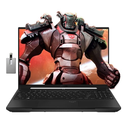 ASUS TUF A16 16 FHD 165Hz Ordinateur de jeu, AMD Ryzen 7-7735HS, Radeon RX7600S V8G Graphics, 32 Go DDR5 RAM, 1 To PCIe SSD, clavier rétroéclairé RVB, Wi-Fi 6, caméra HD, noir, Win 11 Pro, carte USB