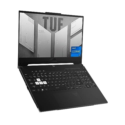 ASUS TUF Dash 15 (2022) FX517ZM, ordinateur portable FHD 15,6 144 Hz, Intel Core i7-12650H, NVIDIA GeForce RTX 3060, 16 Go DDR5, 512 Go SSD, Windows 11
