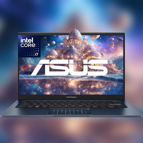 ASUS VivoBook Ordinateur portable | Processeur Intel 13e génération Core i7-1355U jusqu'à 5,0 GHz | 40 Go de RAM | 1 To de stockage (SSD PCIe 512 Go et 512 Go externe) | Écran FHD 14 | Bluetooth |