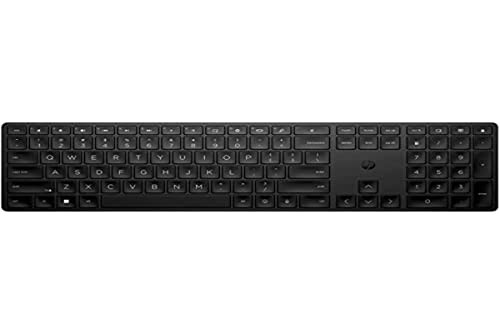 HP 450 Clavier sans Fil programmable, 20 Touches Personnalisables, 6° d'inclinaison, Récepteur USB Inclus, Noir, 4R184AA