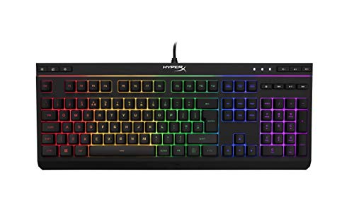HyperX Alloy Core RGB clavier USB QWERTY Anglais britannique Noir - Claviers (Standard, USB, Clavier à membrane, QWERTY, LED RGB, Noir)