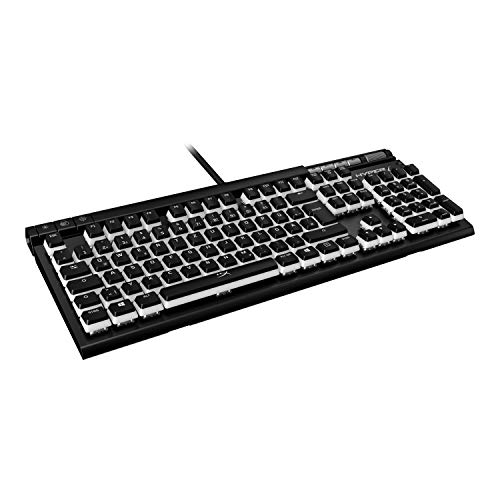 HyperX Pudding Keycaps, Design à Deux Couches, éclairage RVB, Disposition Allemande QWERTZ, Compatible avec Les claviers de Jeu mécaniques et mécaniques, avec extracteur de keycap, Noir et