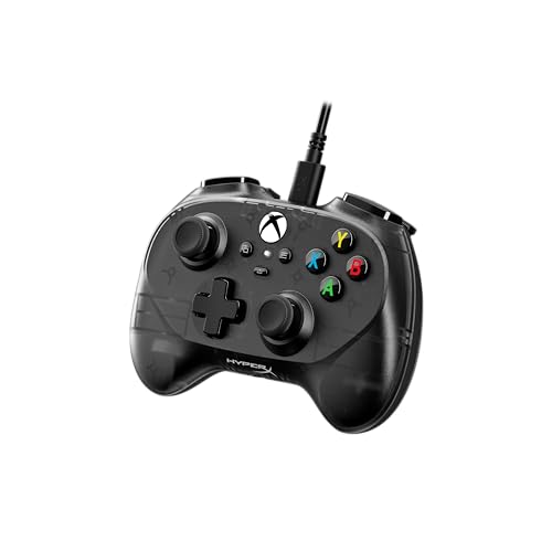 HyperX Clutch Tan - Manette gaming mini compacte noire avec câble pour Xbox Series X|S sous licence et fonctionnalité complète