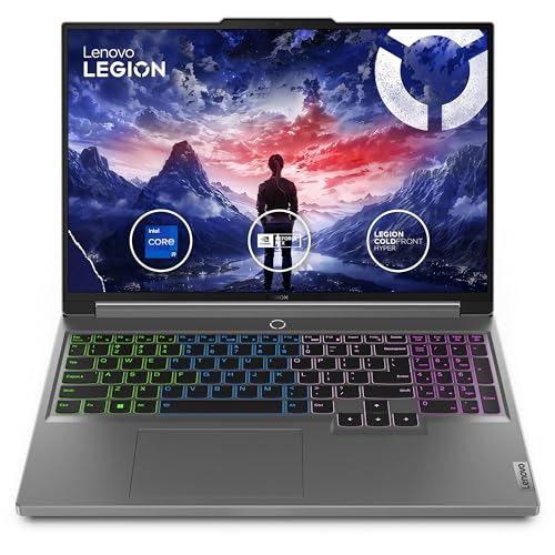 Lenovo Legion 2024 Ordinateur portable 24 cœurs Intel Core i9-14900HX, écran IPS WQXGA 165 Hz, NVIDIA GeForce RTX 4060, 64 Go DDR5 8 To SSD, clavier rétroéclairé RVB à quatre zones, Wi-Fi 6E, Win11