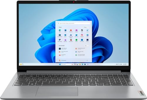 Lenovo IdeaPad Ordinateur portable 15,6 FHD 1920 x 1080 rétroéclairé à DEL de 12e génération Intel 6-Core i3-1215U 8 Go DDR4 256 Go SSD Wi-Fi 6 Windows 11 Home Bluetooth 5.2 720p Écran tactile