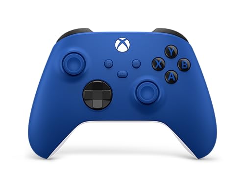 Xbox Manette sans Fil - Shock Blue Series X, Series S, One, Windows 10 11, Android et iOS