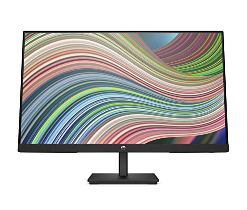 HP V24ie G5, Écran PC 23.8 Full HD IPS, 75Hz (1920 x 1080, 16 9, AMD FreeSync, 5ms, 250Nits, 1x HDMI 1.4 1xDP 1.2) Moniteur PC, Noir