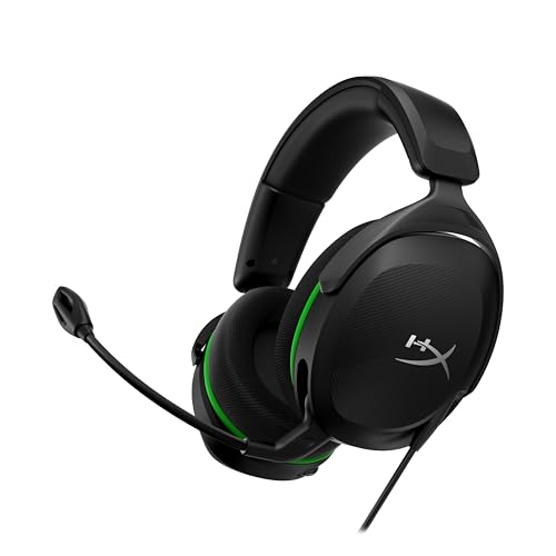HyperX CloudX Stinger 2 Core – Casque de Jeu pour Xbox, Casque Supra-auriculaire léger avec Micro, Fonction Pivot-to-Mute, Pilotes de 40 mm – Noir