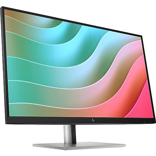 HP E-Series E27k G5 écran Plat de PC 68,6 cm (27 ) 3840 x 2160 Pixels 4K Ultra HD Noir, Argent