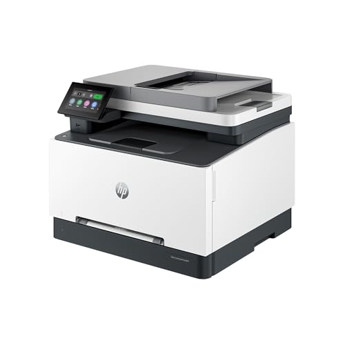 HP Color Laserjet Pro MFP 3301fdw Imprimante laser couleur tout-en-un sans fil, imprimante de bureau, scanner, copieur, fax, ADF, recto verso, Best-for Office (499Q5F)