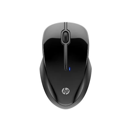 HP 250 Dual Mouse - for Computer Or Laptop - Multi-OS Device Compatibility, Dual-Mode 2.4 GHZ Or Bluetooth Connectivity - Multi-Surface Technology - 1-Year Battery Life - Ambidextrous,Black