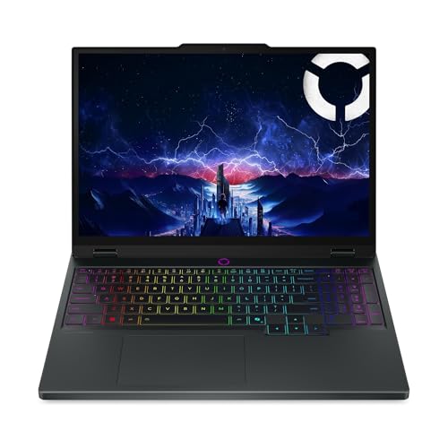 Lenovo Legion 5 Ordinateur portable 2025 15,1 WQXGA 2560 x 1600 165 Hz Intel Core Ultra 7 255HX NVIDIA GeForce RTX 5060 8 Go GDDR7 32 Go DDR5 2 To SSD 24 zones RVB rétroéclairé KB Wi-Fi 7 Bluetooth