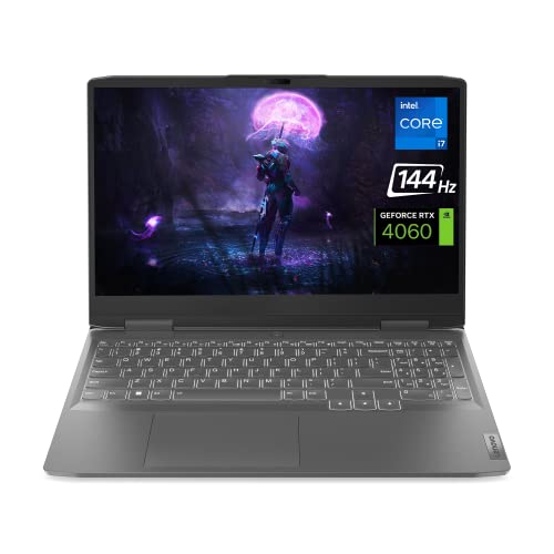 Lenovo LOQ Ordinateur portable de jeu, NVIDIA GeForce RTX 4060, Intel 13e génération i7-13700H, écran 15,6 po FHD 144 Hz, RAM DDR5 64 Go, SSD PCIe de 2 To, Webcam, HDMI, RJ45, KB rétroéclairé, Wi-Fi 6