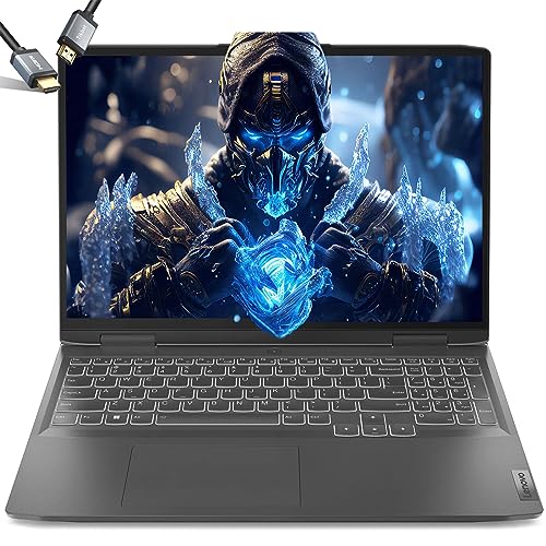 Lenovo LOQ 15 Ordinateur portable de jeu RTX4060 - AMD Ryzen7 7840HS - Affichage IPS FHD 15,6 144 Hz - G-SYNC - Clavier rétroéclairé - Wi-Fi 6 - USB Type-C - Windows 11 - Webcam FHD - 2023 (32 Go