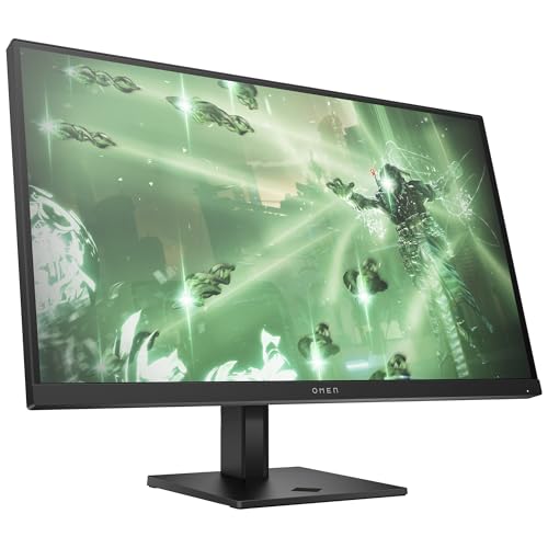 HP OMEN 27q Écran Gaming 27 165Hz 1ms QHD (2560 x 1440 Pixels, 16 9, Antireflet, Hauteur réglable, HDR, AMD Freesync Premium, Haut-parleurs intégrés)